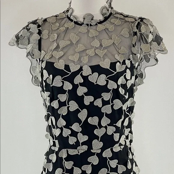 Shoshanna Liberty Dress with heart-shaped lace overlay, 8 - Picture 8 of 15